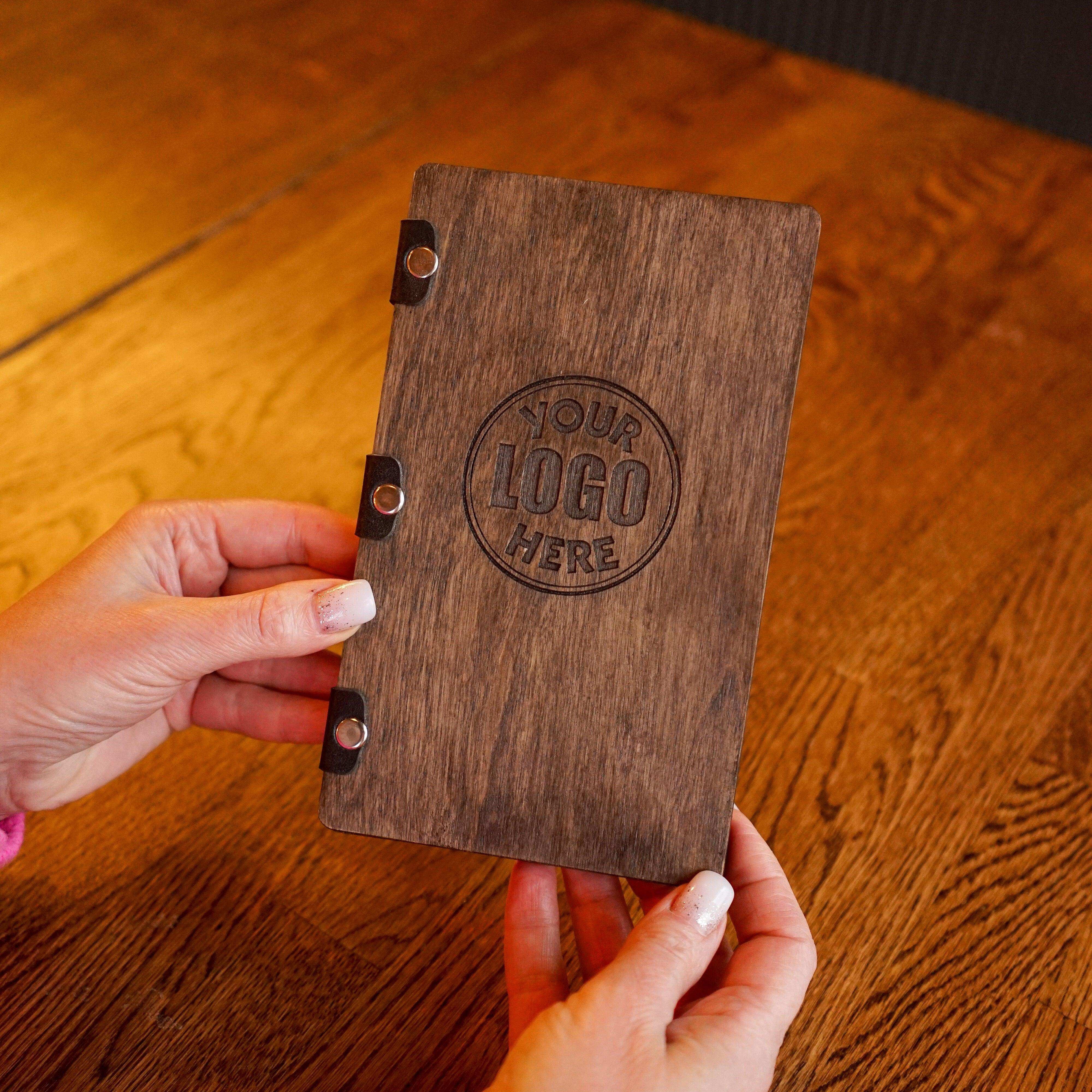 Custom Wooden Check Presenter for Cafes