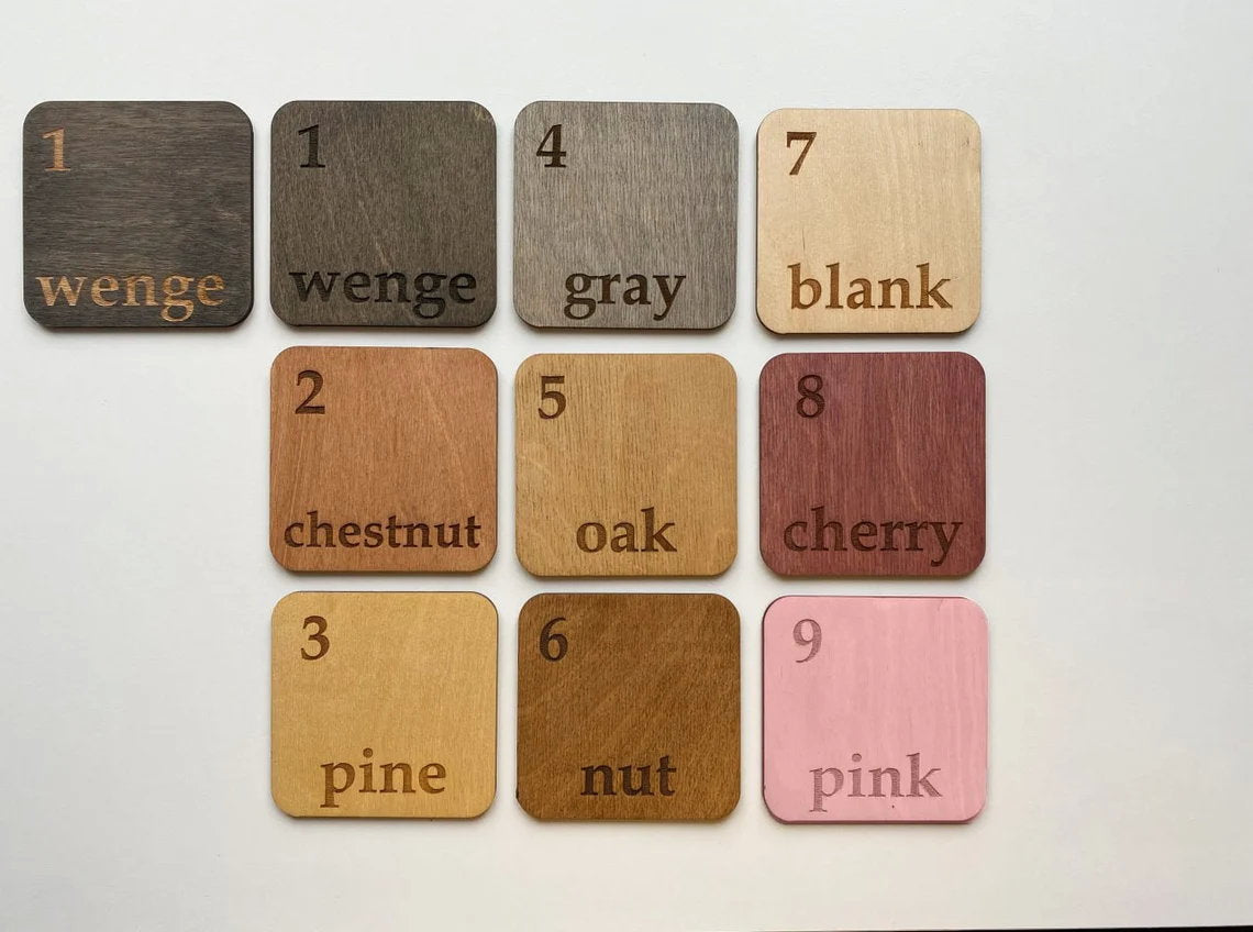 Wooden Menu with 4 ring clamp, Menu Cover, Restaurant Menu Cover, m-109