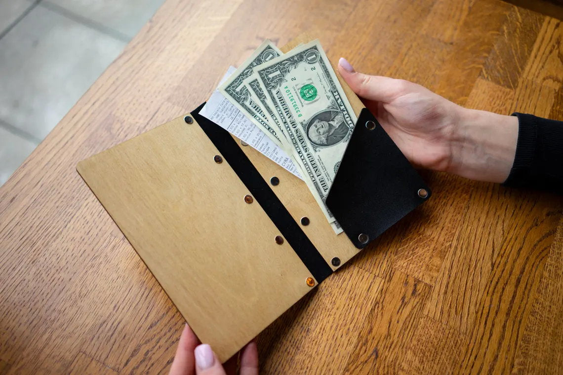 Check Holder, Wooden Check Presenter, ch-103