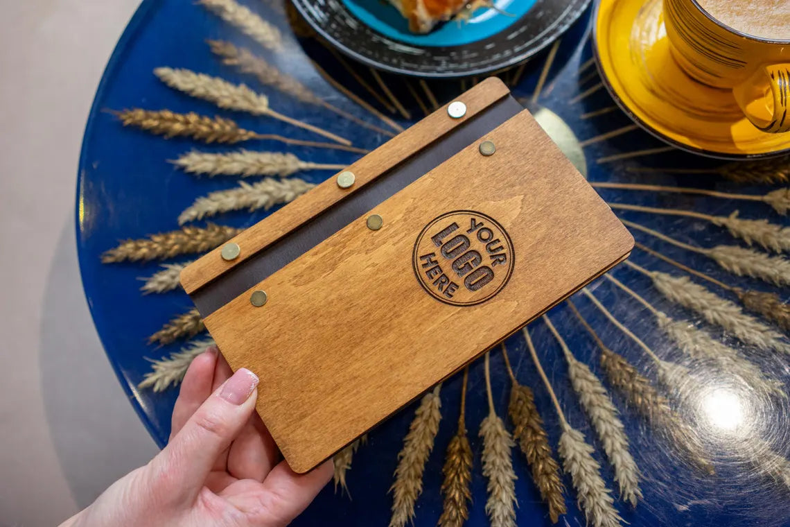 Check Holder, Wooden Check Presenter, FREE ENGRAVING