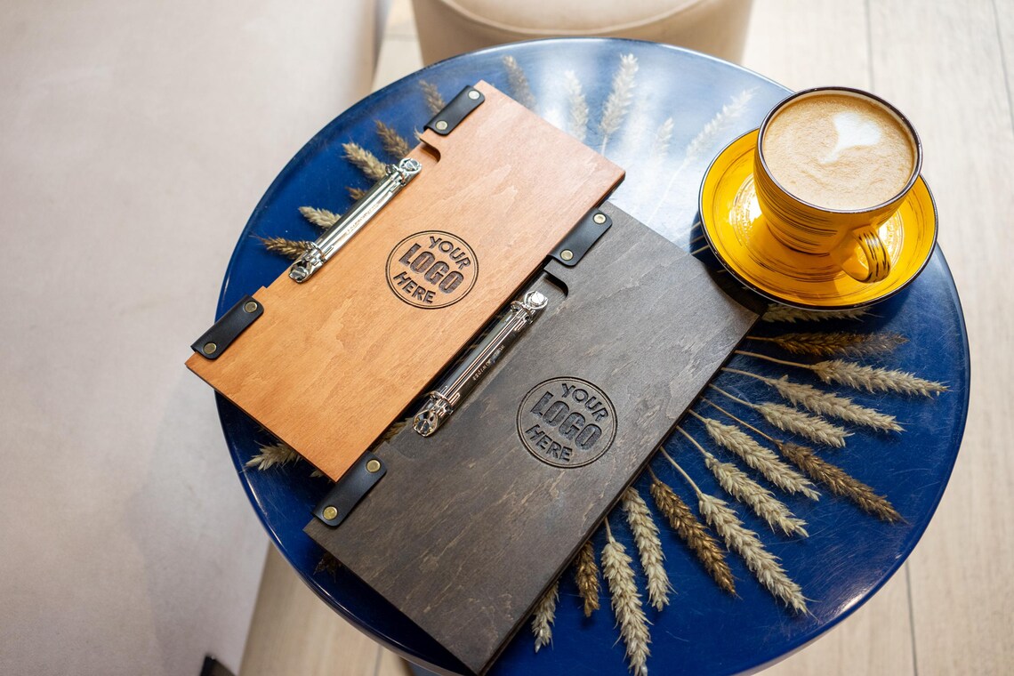 Restaurant Menu Cover, Wine list menu cover, Wooden Bar Menu, Menu, Menu Cover