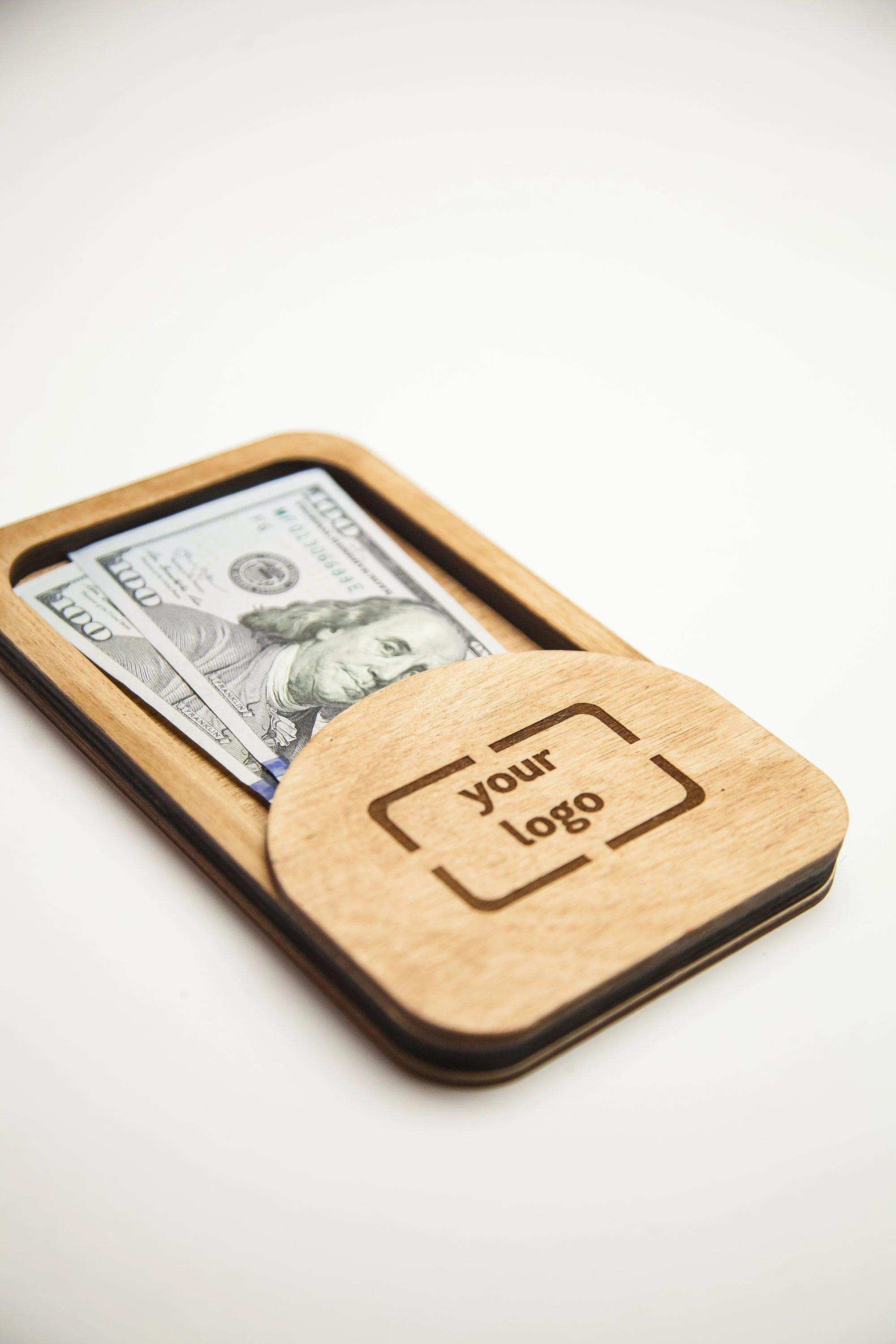 Deluxe Wooden Check Presenter for Restaurants