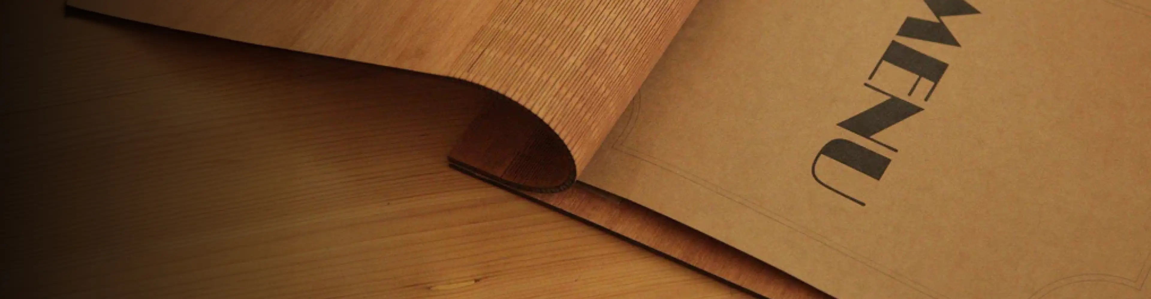 Custom wooden products for restaurants