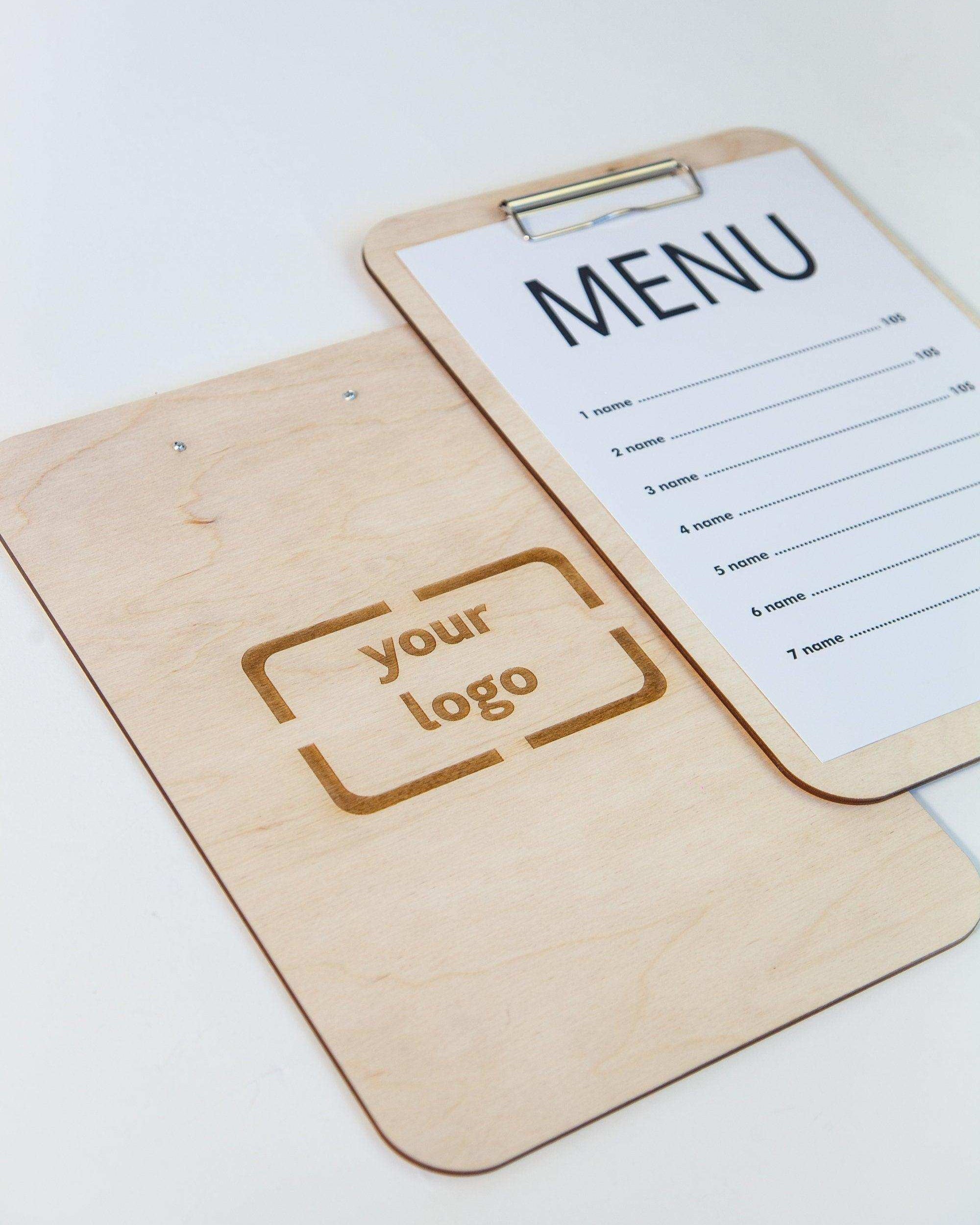 Rustic Kitchen and Restaurant Wooden Menu Board