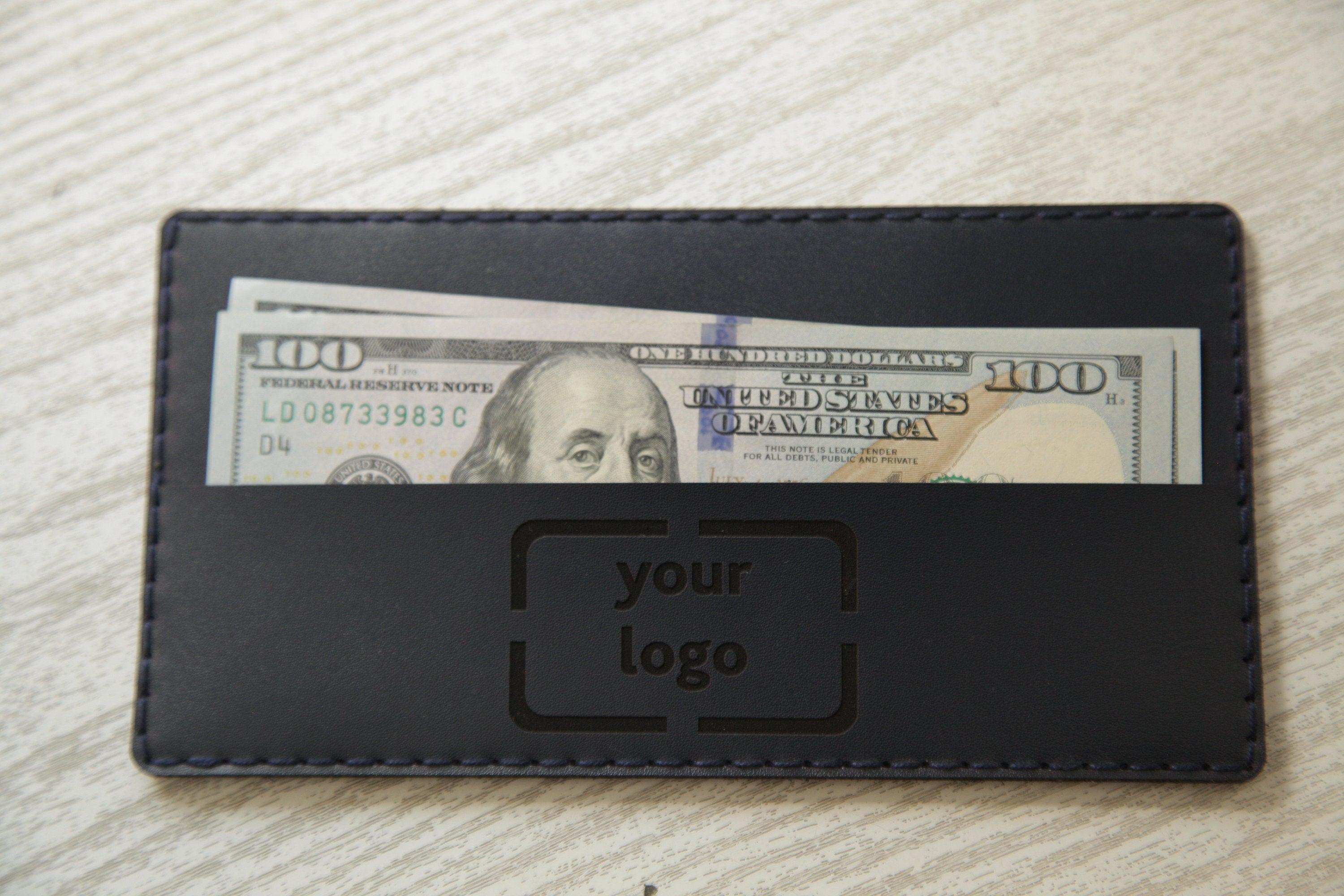 Eco-Leather Check Presenter with Free Engraving