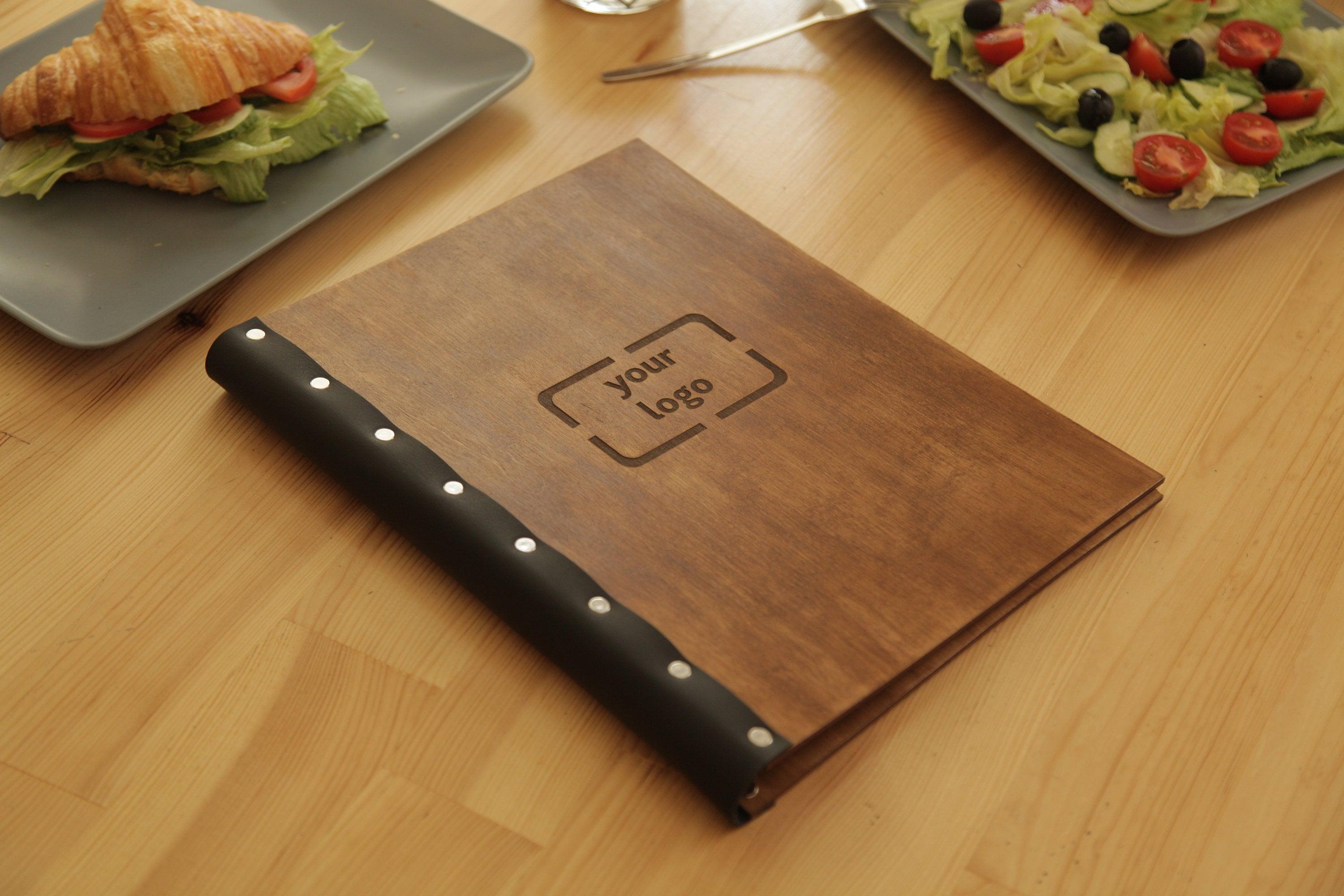 Wooden Restaurant Menu Cover