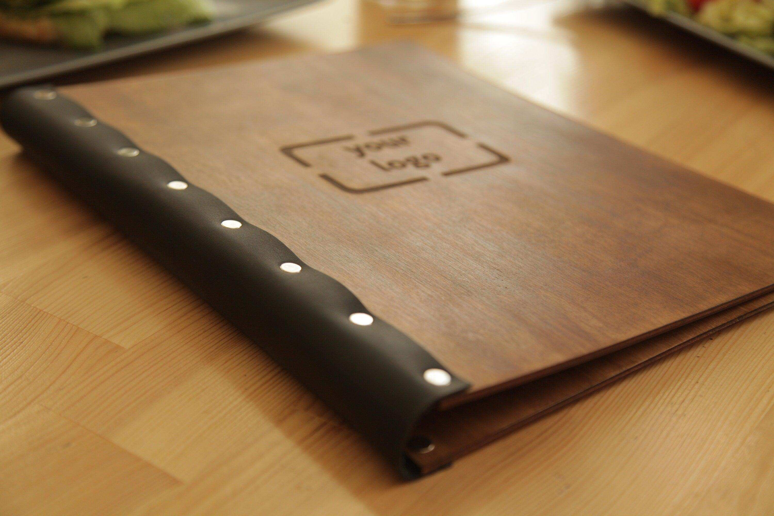 Wooden Restaurant Menu Cover
