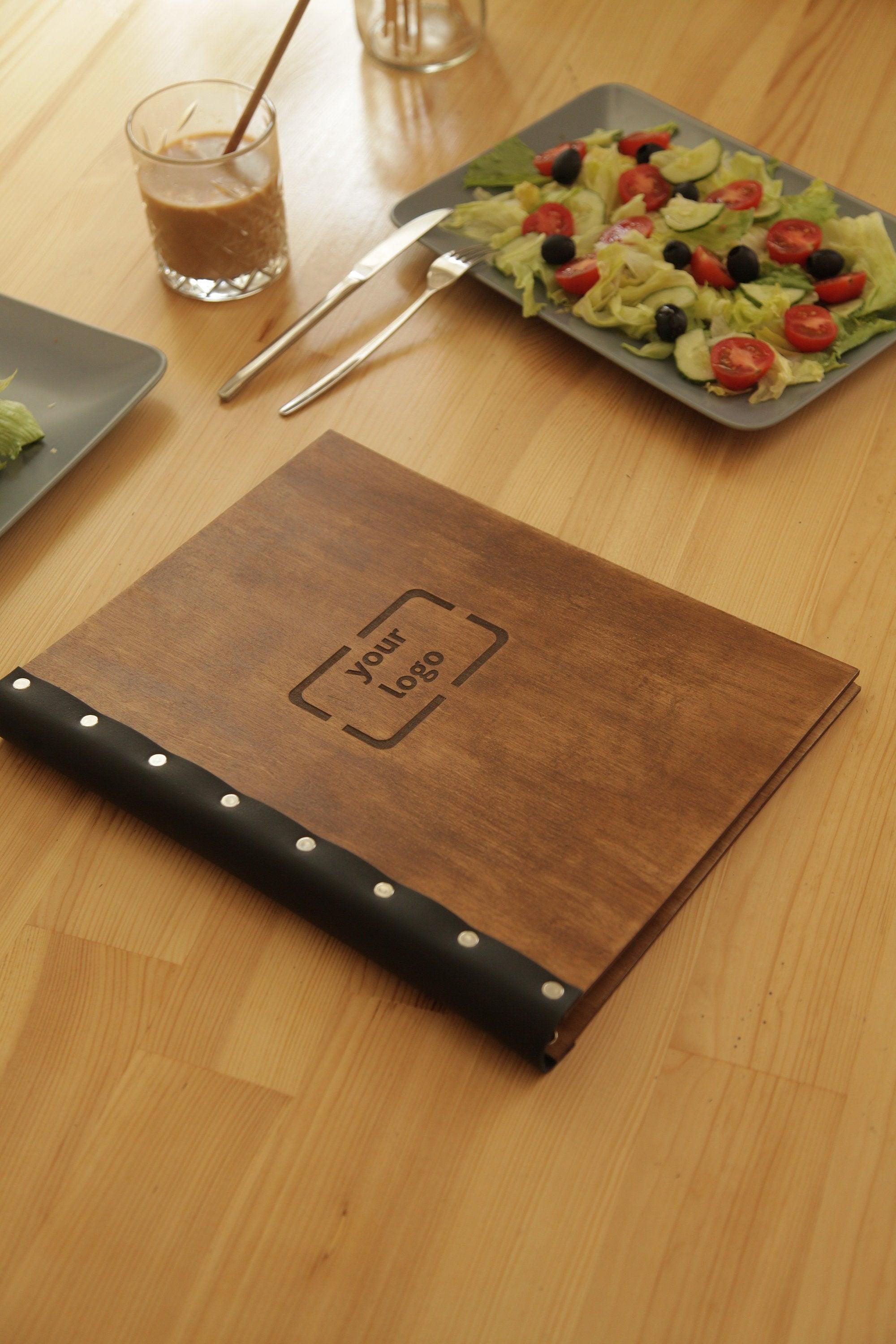 Wooden Restaurant Menu Cover