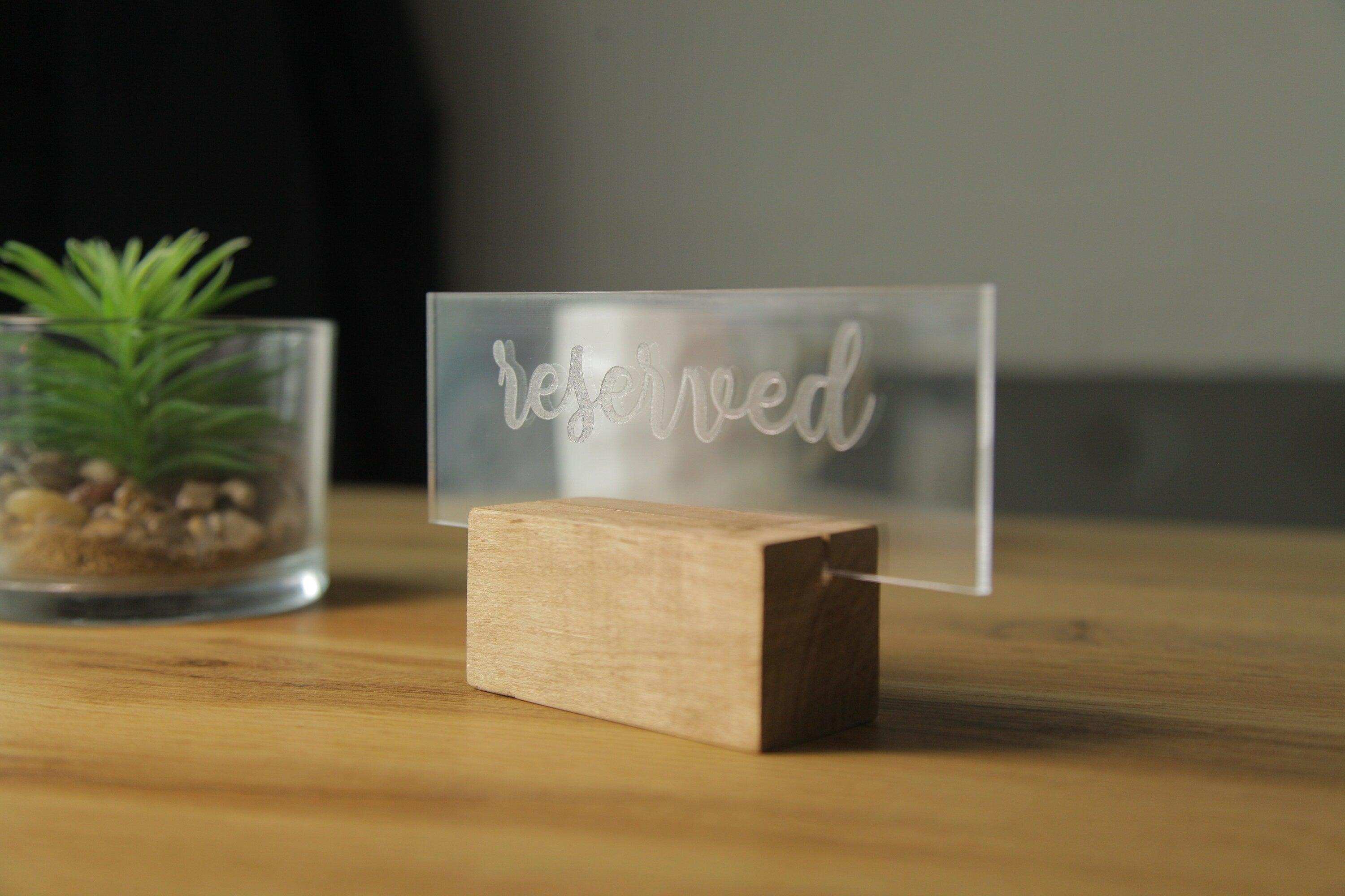 Custom Acrylic Wedding Sign