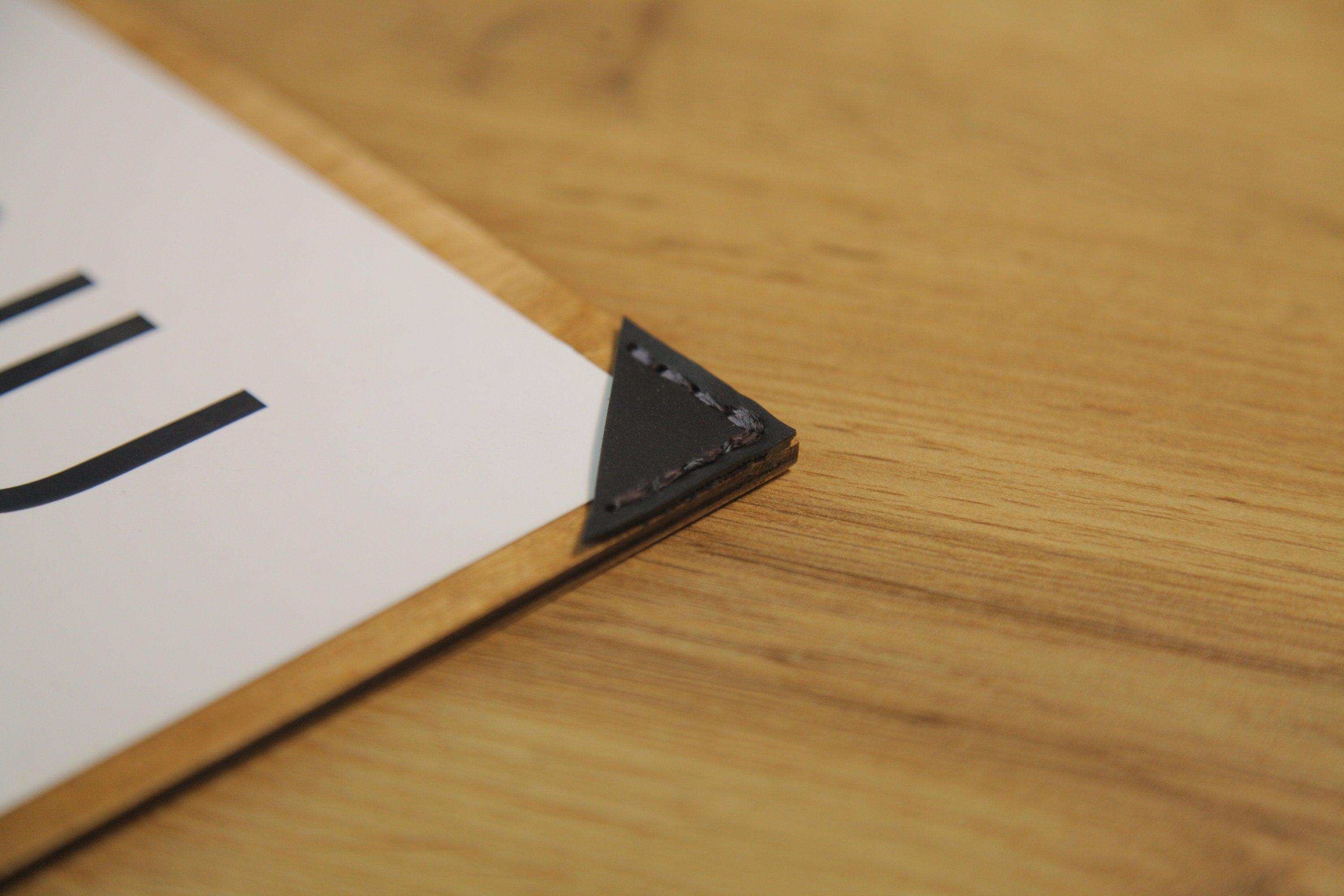 Stylish Wooden Menu Cover