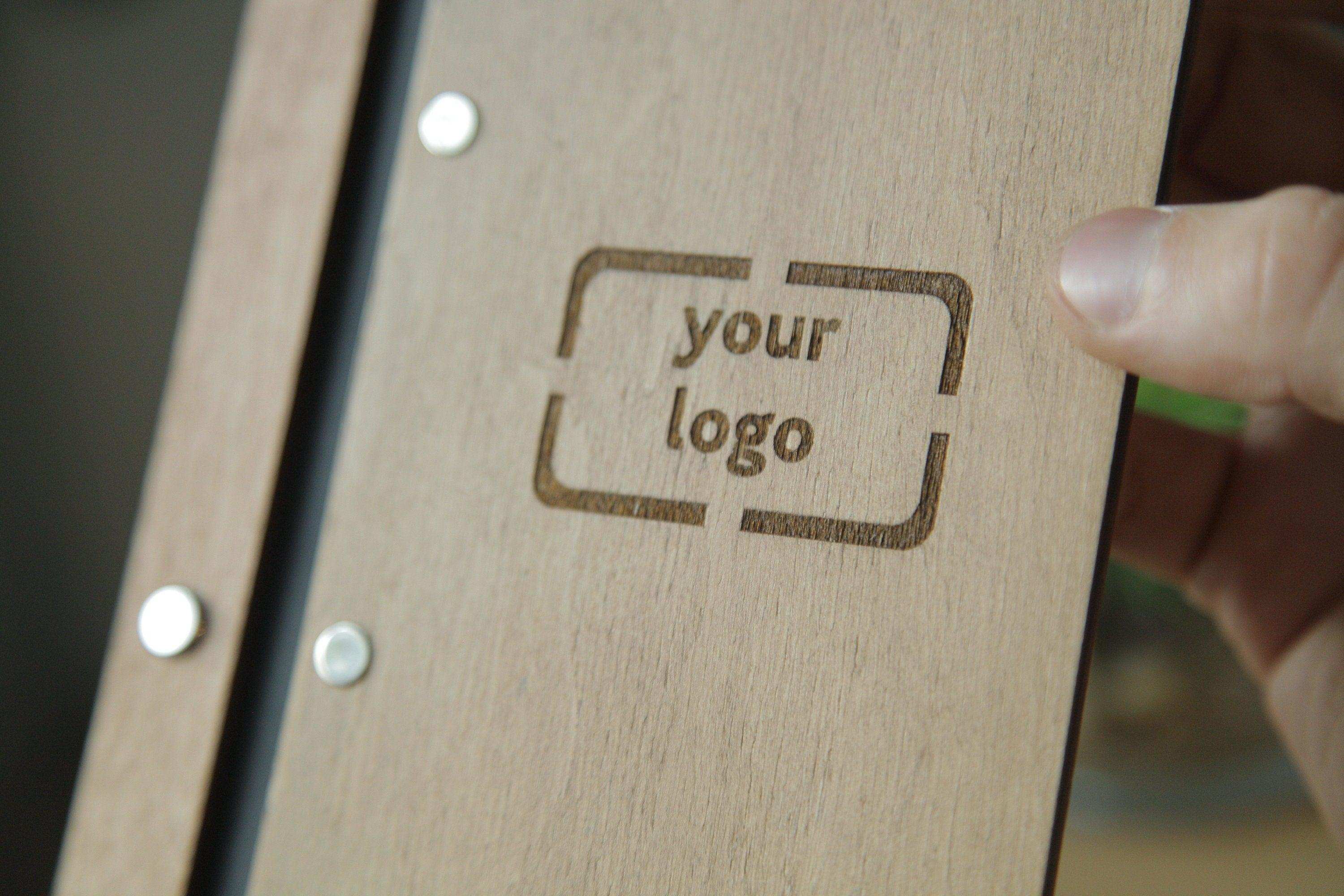 Wooden Wine List Menu Cover