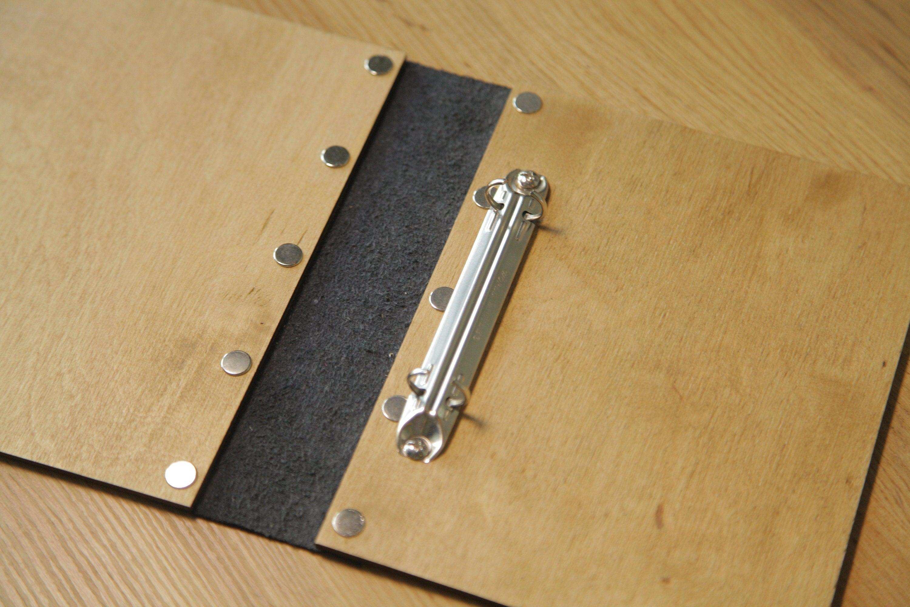 Custom Wooden A5 Menu Cover