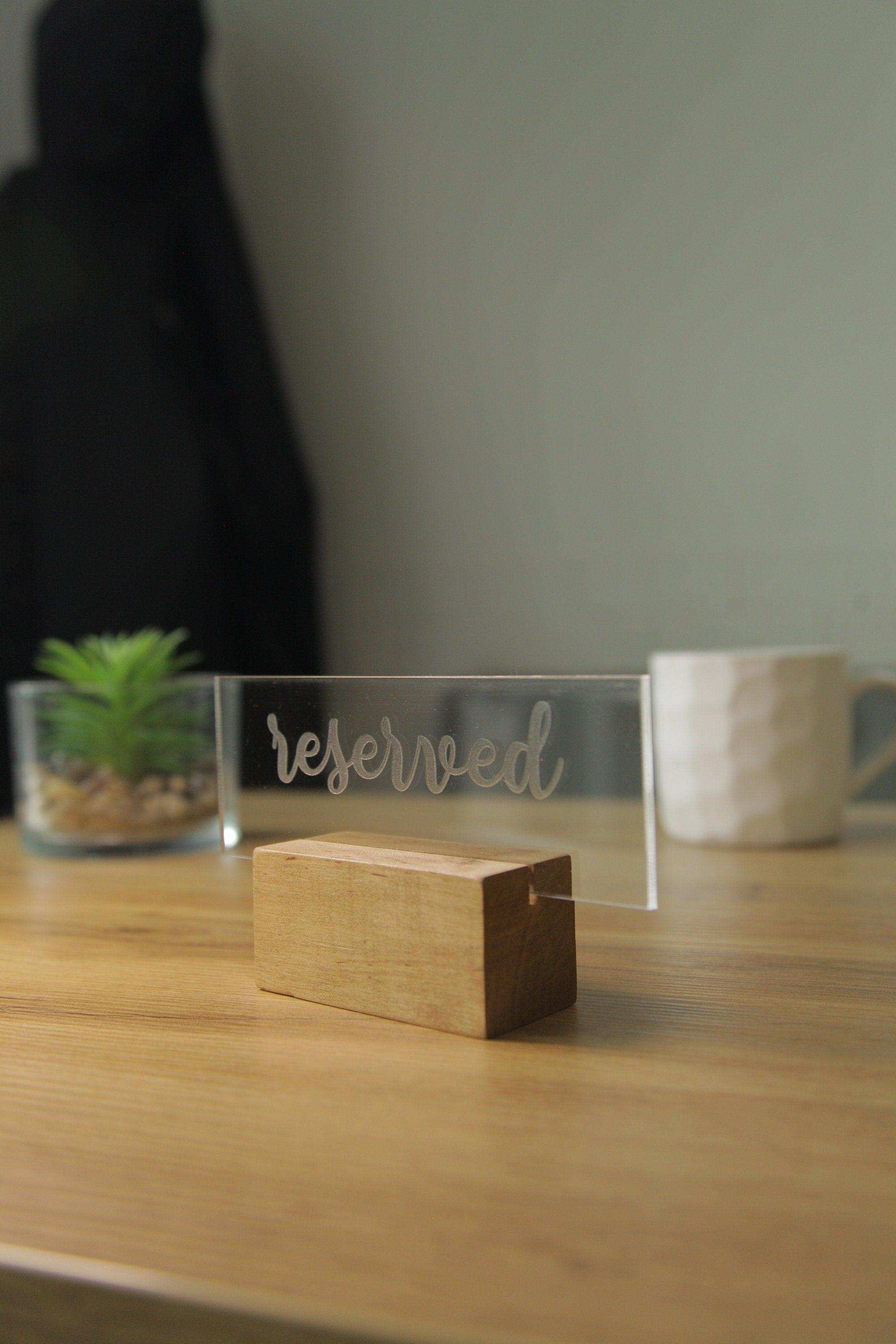 Custom Acrylic Wedding Sign