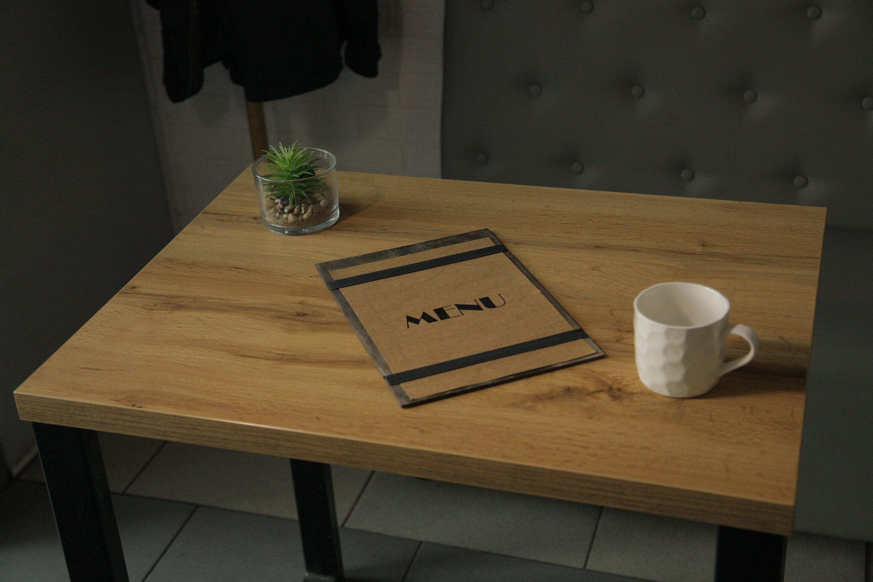 Premium Wooden Menu Cover