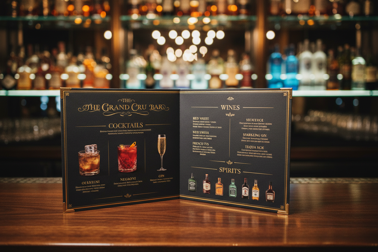 Bar Menu Designs: Ideas to Increase Drink Orders and Upsell