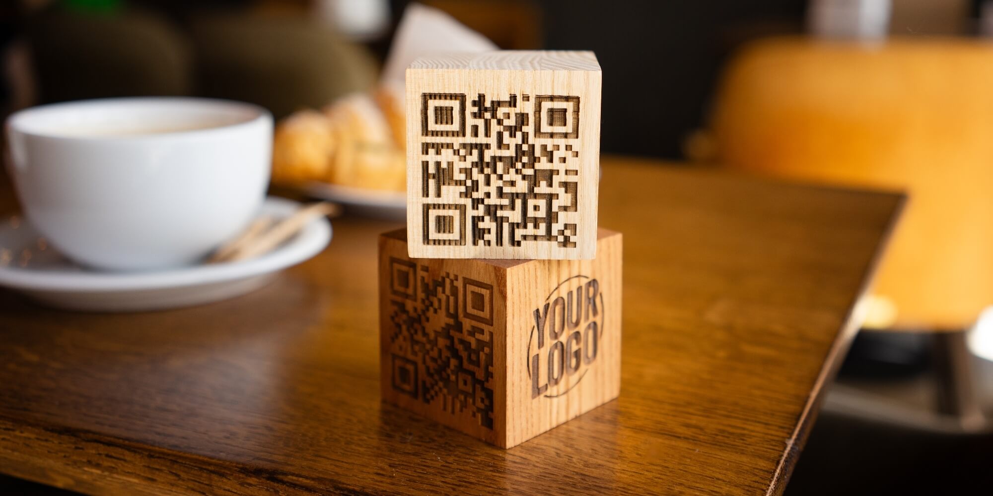engraved QR code
