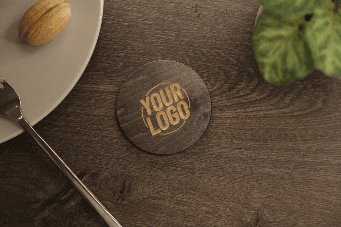 Premium Wooden QR Code Sign