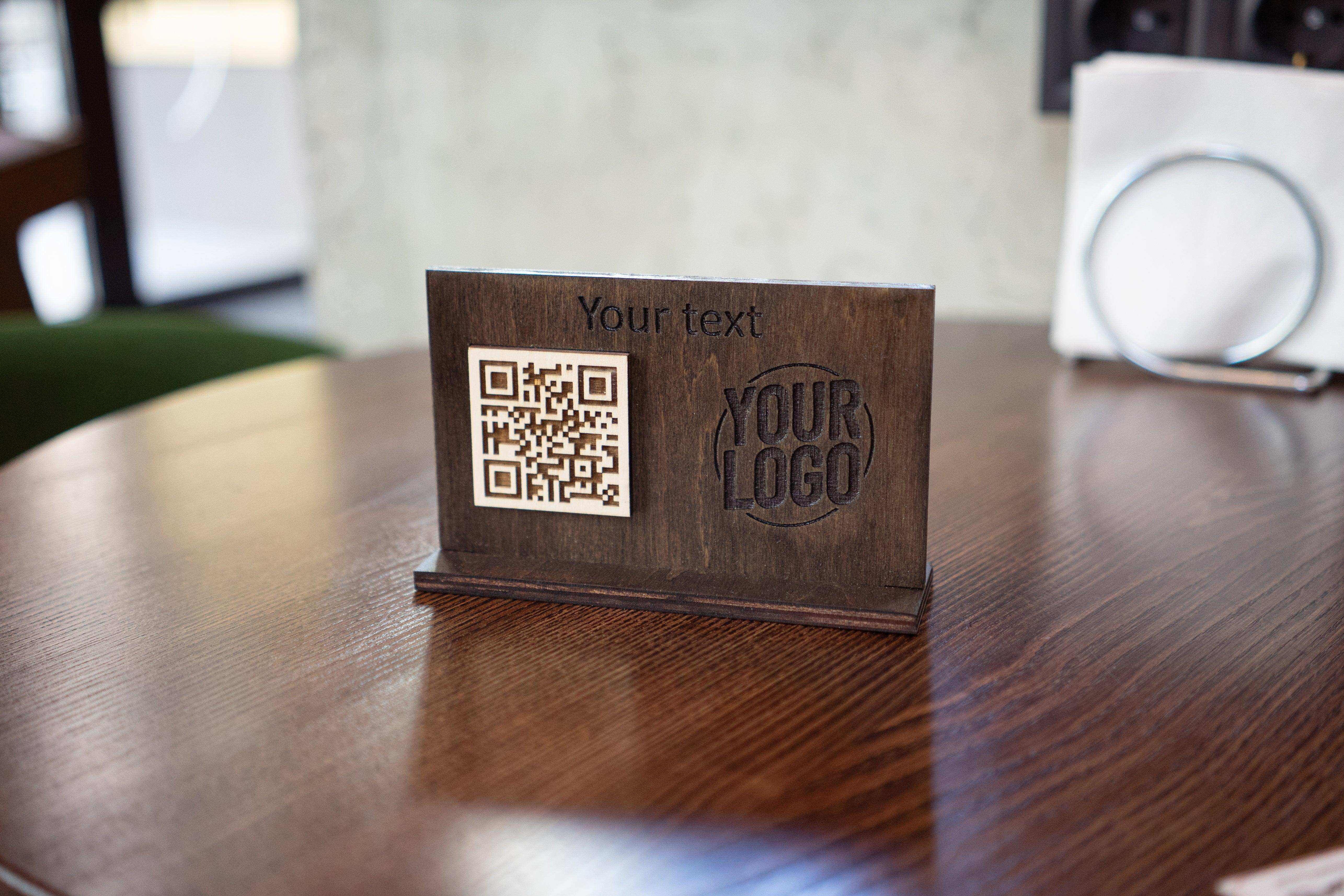 QR Code Sign for Restaurants