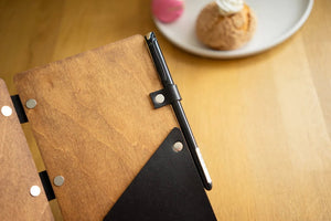 Check Holder with pen, Wooden Check Presenter, FREE ENGRAVING, Video, ch-100 - Image 5