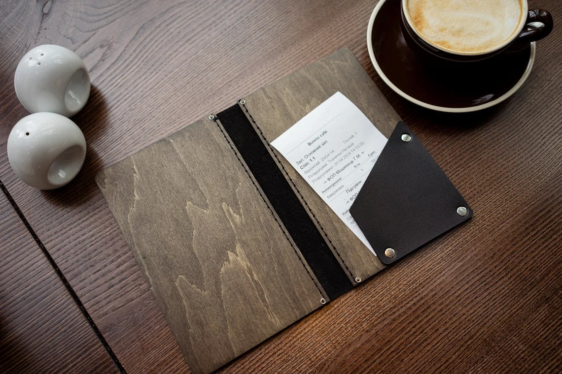 Check Holder, Wooden Check Presenter, ch-105