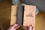 Check Holder on rings, Wooden Check Presenter, FREE ENGRAVING - Image 2