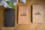 Wooden Check Presenter, Check Holder on rings, FREE ENGRAVING - Image 3