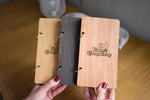 Wooden Check Presenter, Check Holder on rings, FREE ENGRAVING - Image 1