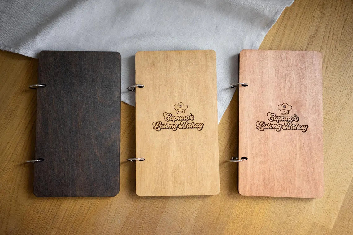 Check Holder on rings, Wooden Check Presenter, FREE ENGRAVING