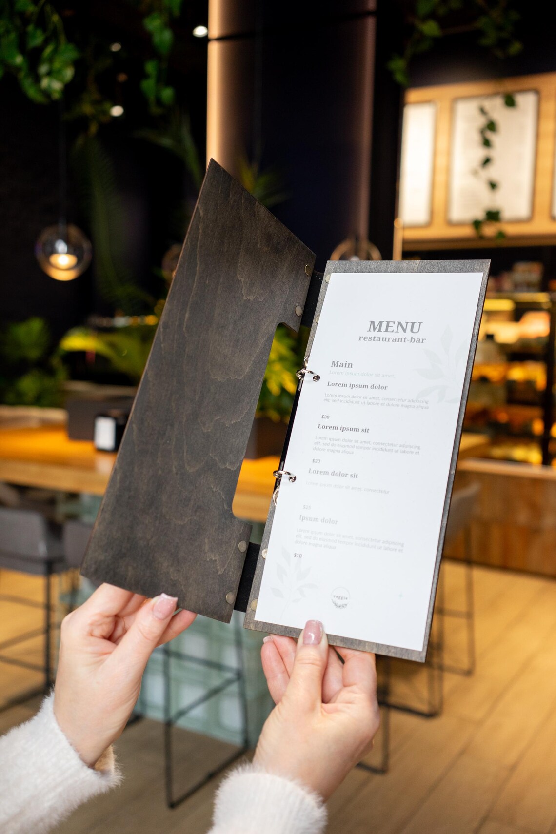 Wine list menu cover, Wooden Bar Menu, Menu, Menu Cover, Restaurant Menu Cover