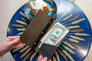 Check Holder, Wooden Check Presenter, FREE ENGRAVING - Image 4