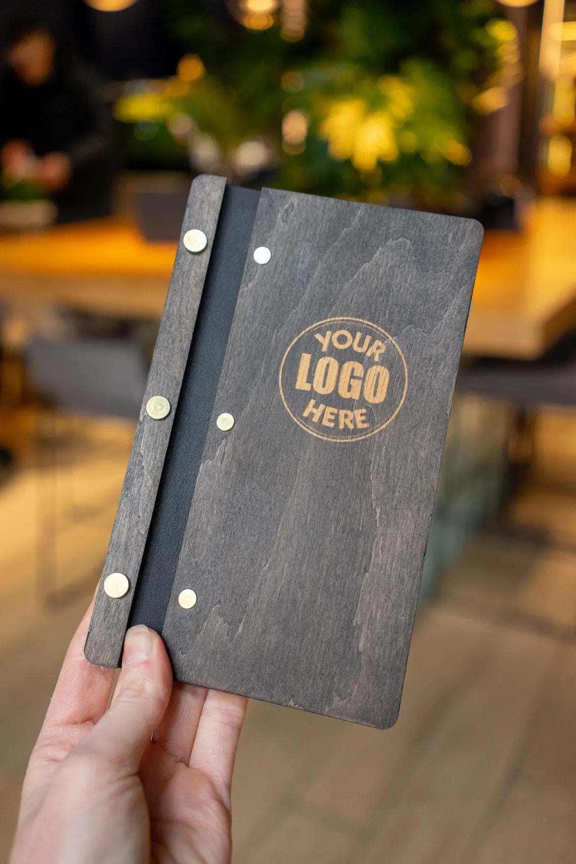 Check Holder, Wooden Check Presenter, FREE ENGRAVING