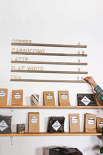 Wooden Coffee Shop Wall Menu Board, Video - Image 9
