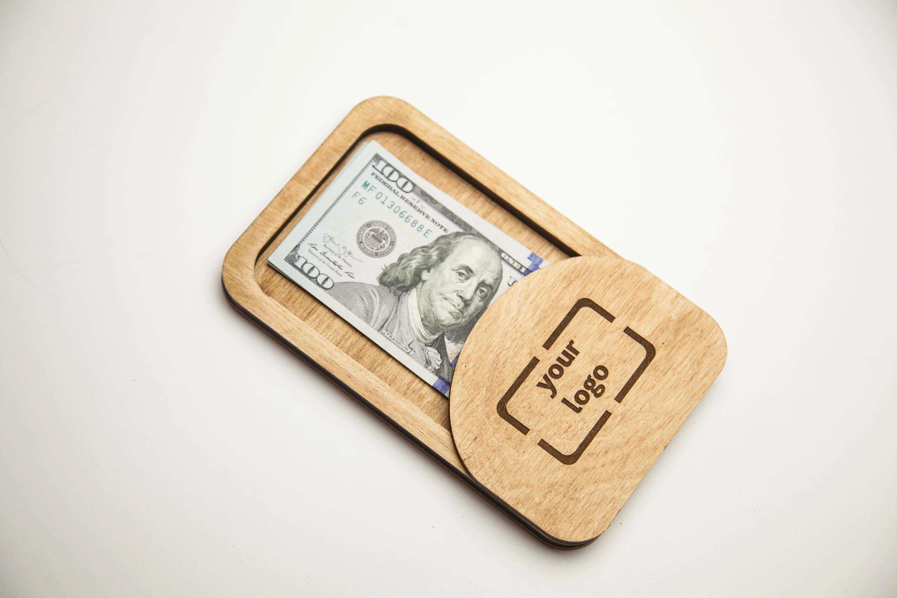 Deluxe Wooden Check Presenter for Restaurants