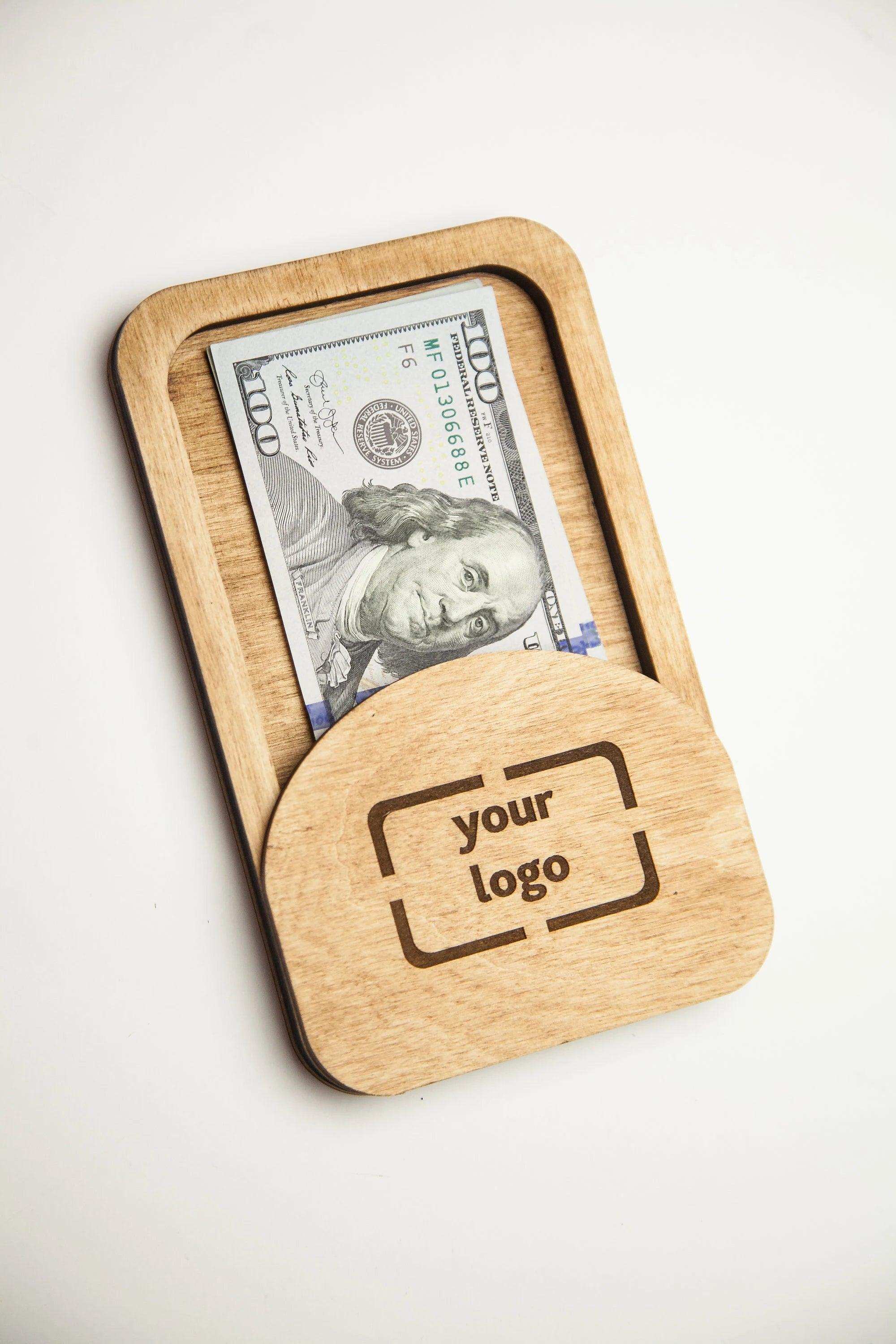 Deluxe Wooden Check Presenter for Restaurants