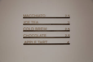 Wooden Wall Menu Board for Cafes and Bakeries, Video - Image 6