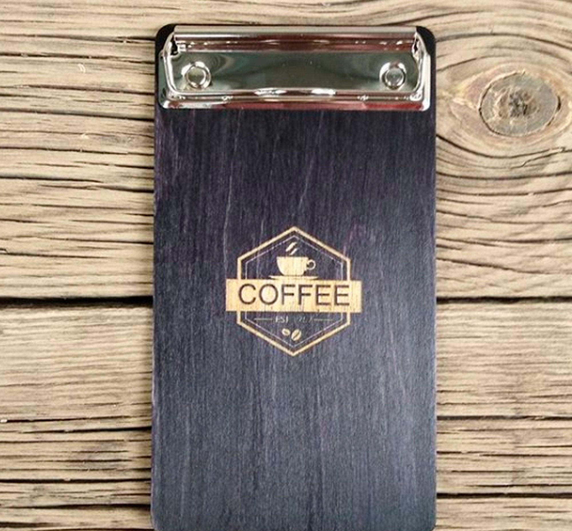 Personalized Wooden Check Holder