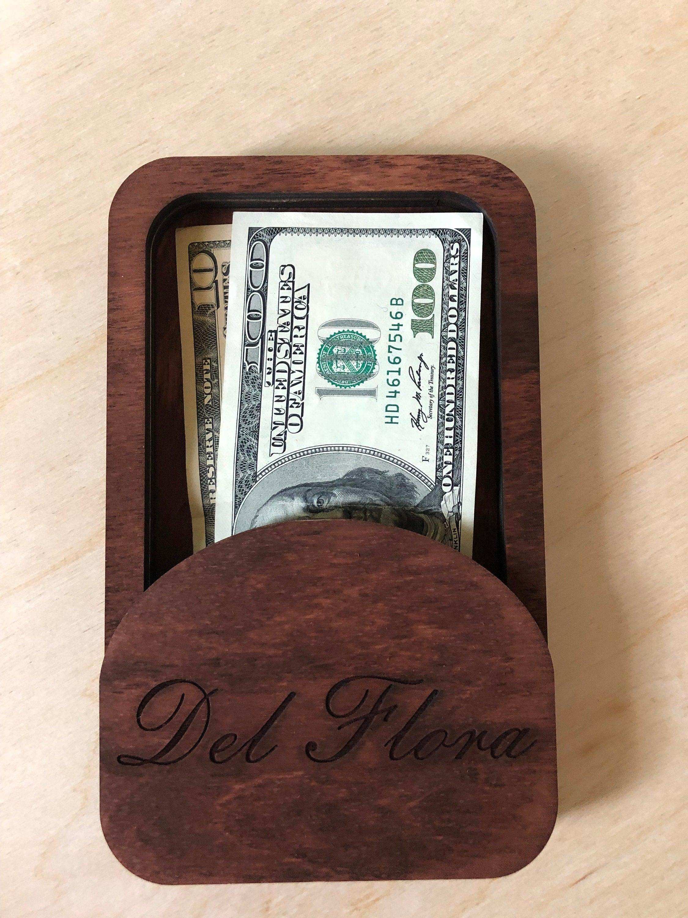 Custom Wooden Check Presenter with Free Engraving