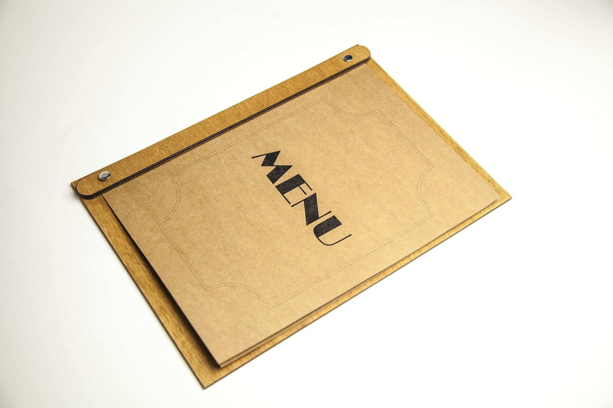 Classic Restaurant Menu Folder – Timeless Design for Your Brand