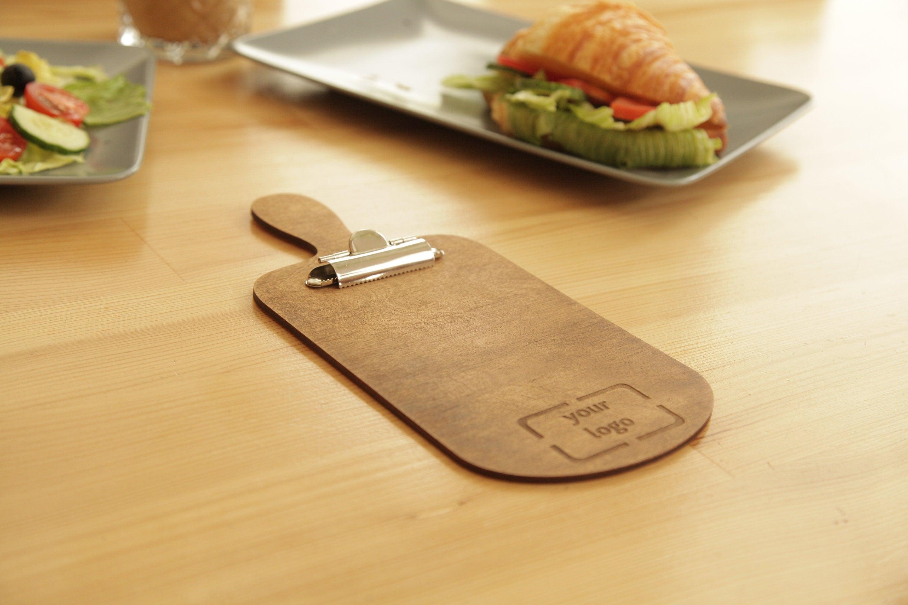 Wooden Check Presenter for Upscale Venues