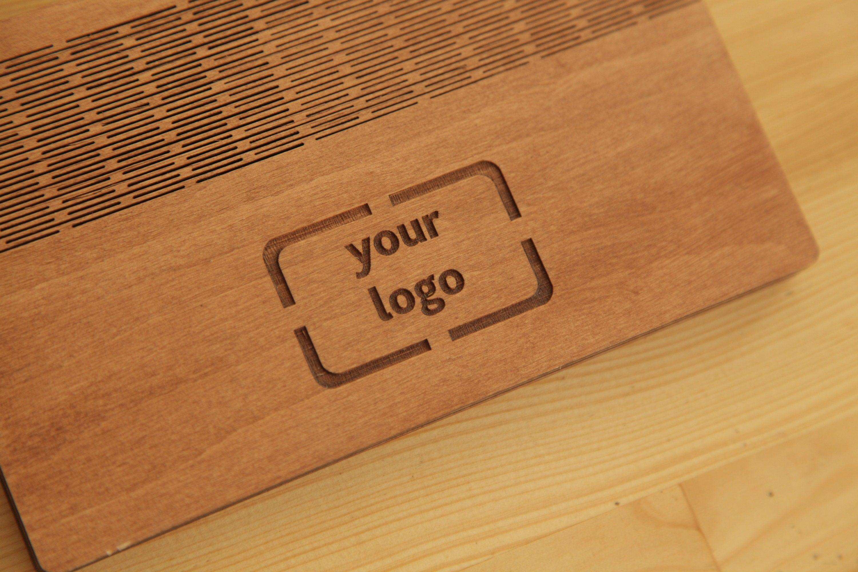 Personalized Wooden Check Holder with Engraving