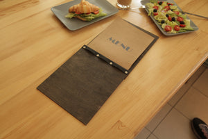 Designer covers for menus for your restaurant and its main advantages.