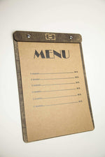 Designer wooden menu tablet and the benefits of its use