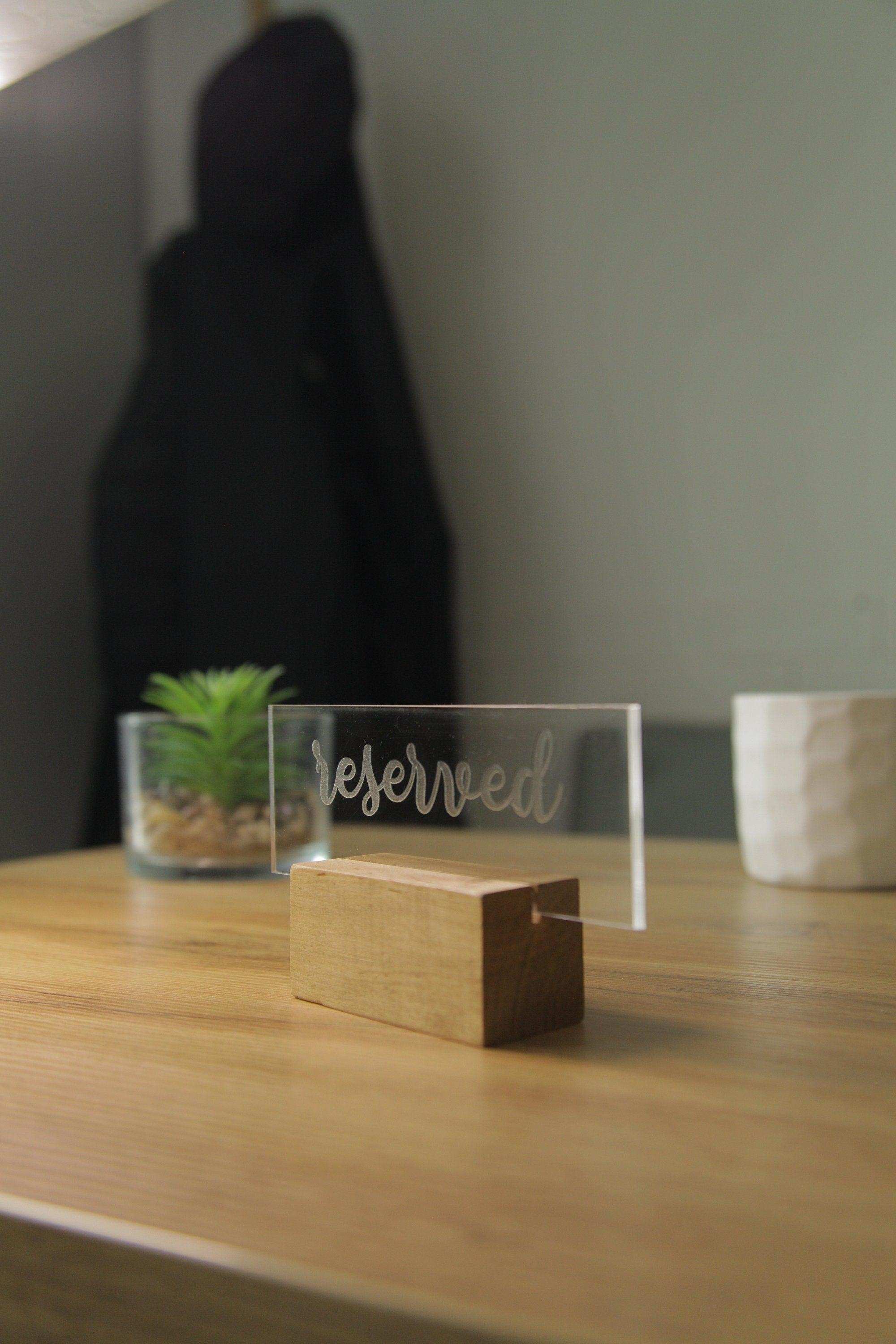 Custom Acrylic Wedding Sign