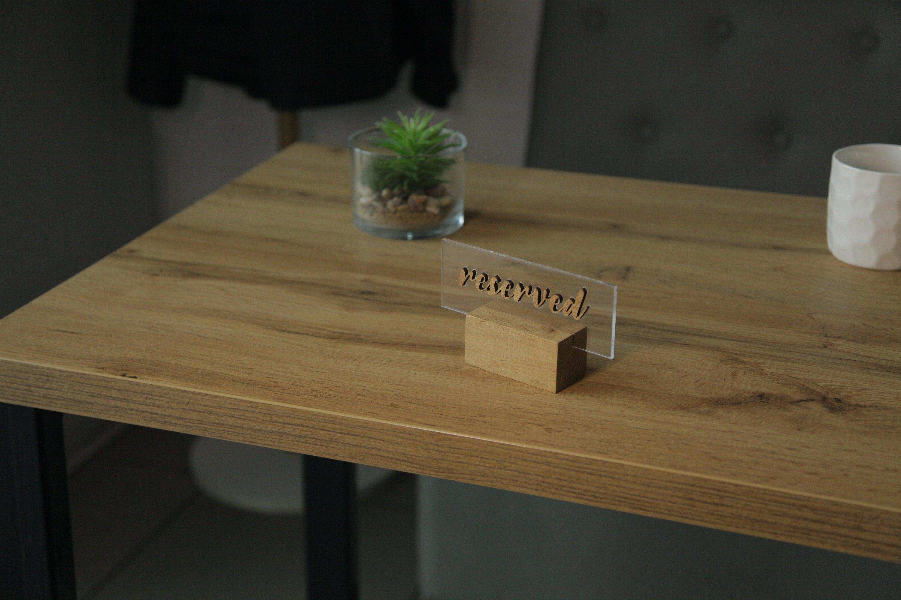 Personalized Acrylic Reserved Table Sign for Events