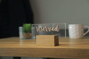 Custom Acrylic Wedding Table Sign with Elegant Design, Video - Image 4