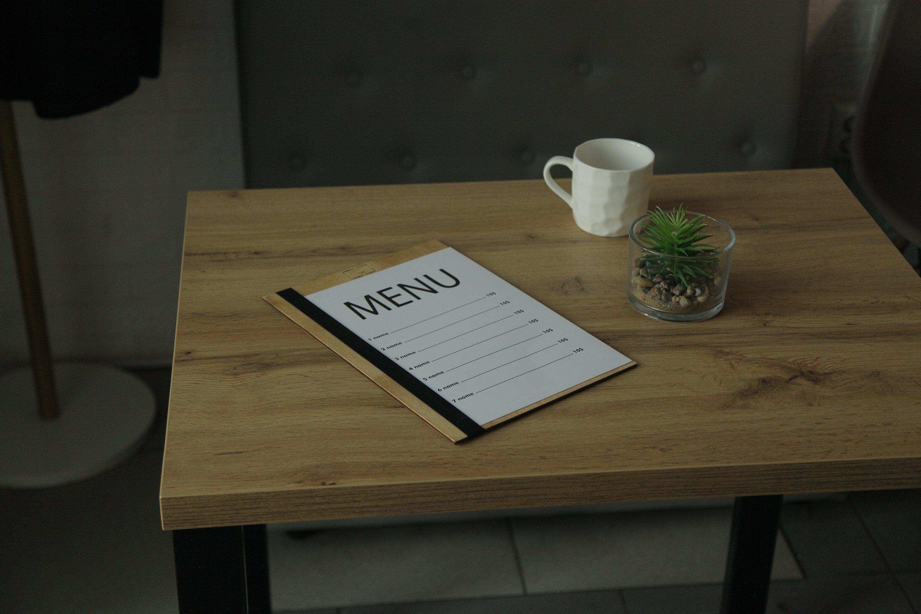 Classic Wooden Restaurant Menu Cover