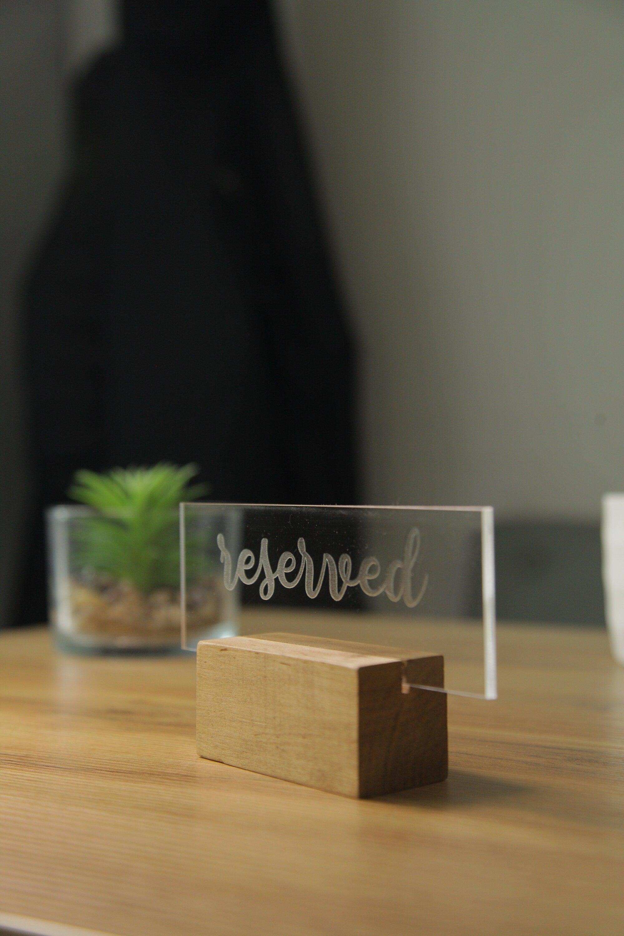 Custom Acrylic Wedding Sign