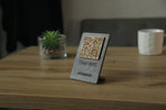 Wooden qr menu and its main benefits in use