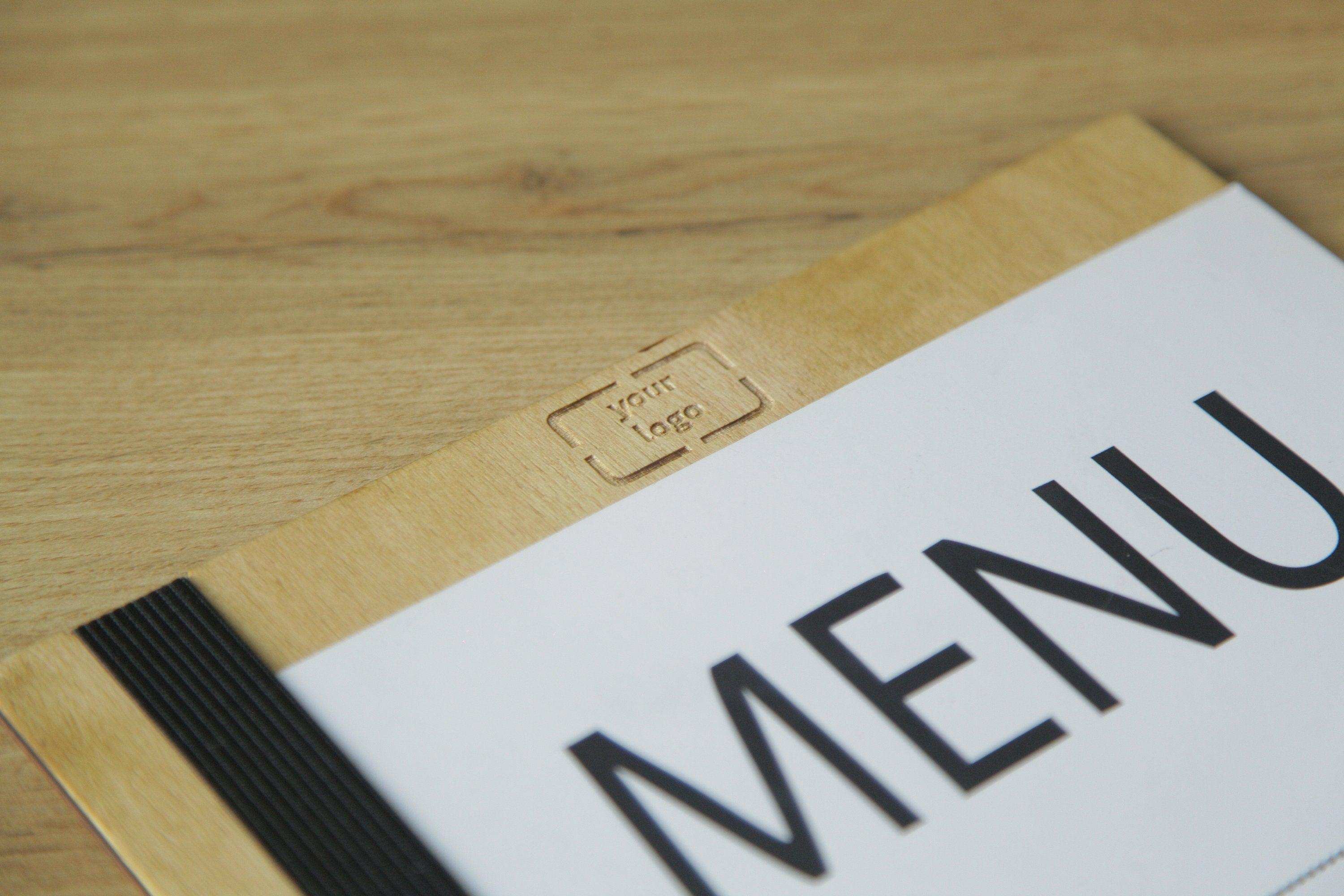 Classic Wooden Restaurant Menu Cover