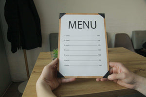 Menu cover - is it worth spending money on convenience and quality?